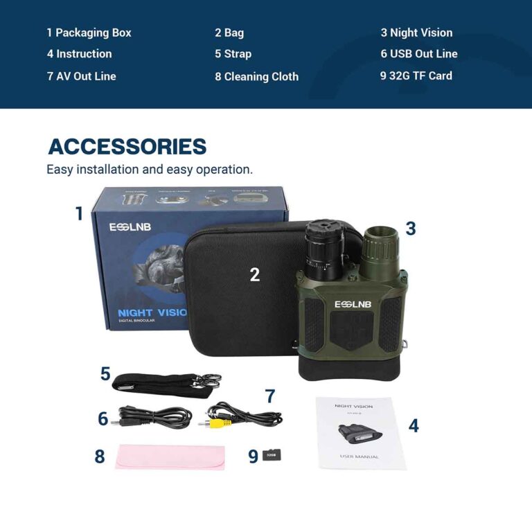 ES1103 Night Vision Binoculars-Description 14 No Battery
